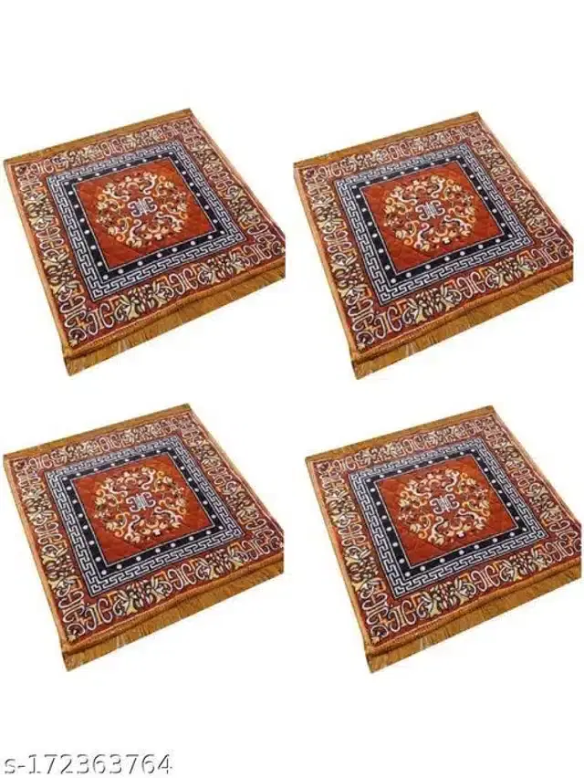 Prayer Mats, Rust, 19x19 inches, Pack of 4
