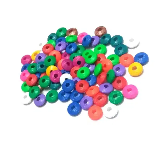 PVC Sewing Buttons, Multicolor, Pack of 50
