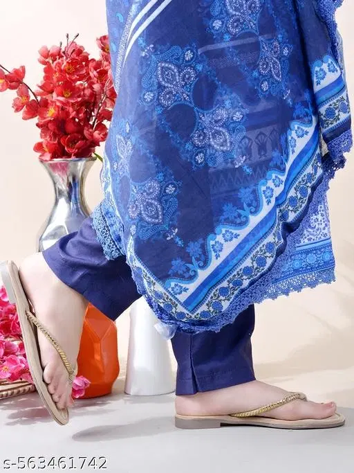 Embellished Flat Sandals for Women (Beige, IND-4)