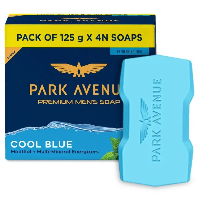 Park Avenue Cool Blue Soap 4X125 g (Pack Of 4)