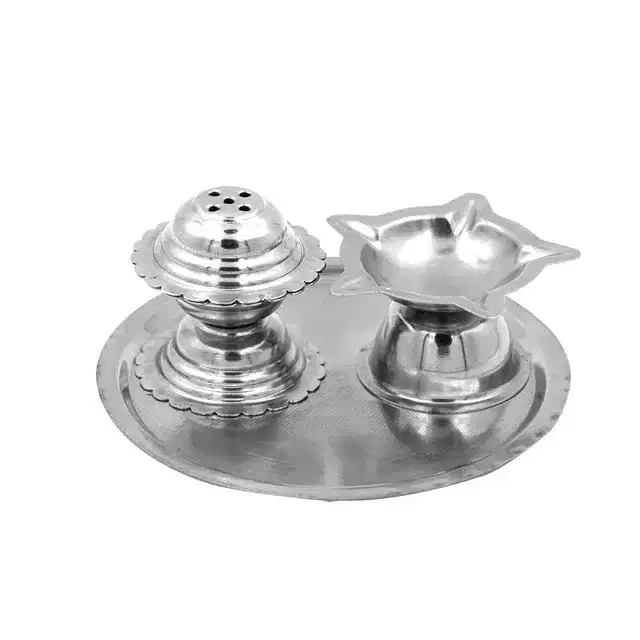 Shubhkart Nitya Mini Agarbatti Diya Thali, 41 g
