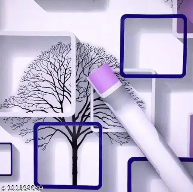 PVC Wallpaper for Home, Purple, 45x500 cm