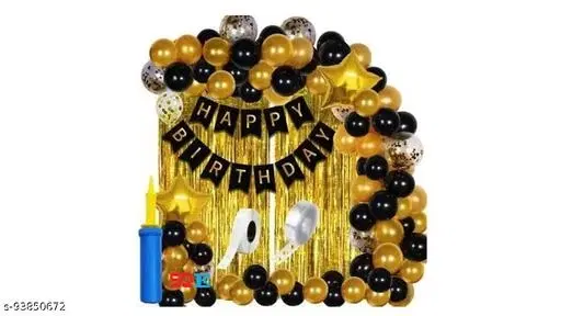 61 Pcs Balloons Decoration Kit, Multicolour, Set of 1