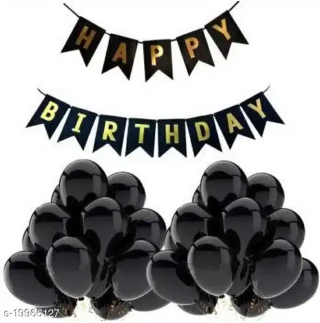 Birthday Decoration Kit, Multicolor, Set of 51