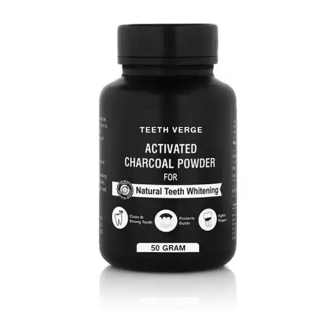 Activated Charcoal Powder for Teeth Whitening, 50 g