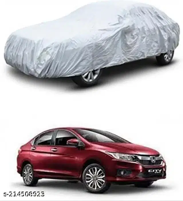 Taffeta Waterproof Car Cover for Honda City i-Vtec, Multicolor