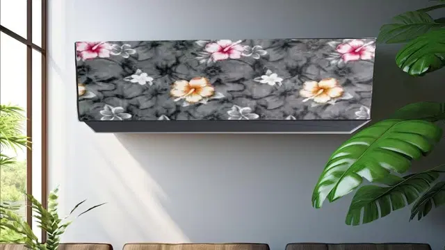 PVC Printed AC Cover, Multicolor, 1.5 Ton