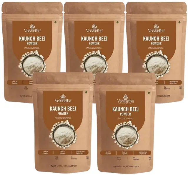 Vedaartha Kaunch Beej Powder 100g , (Pack Of 5)