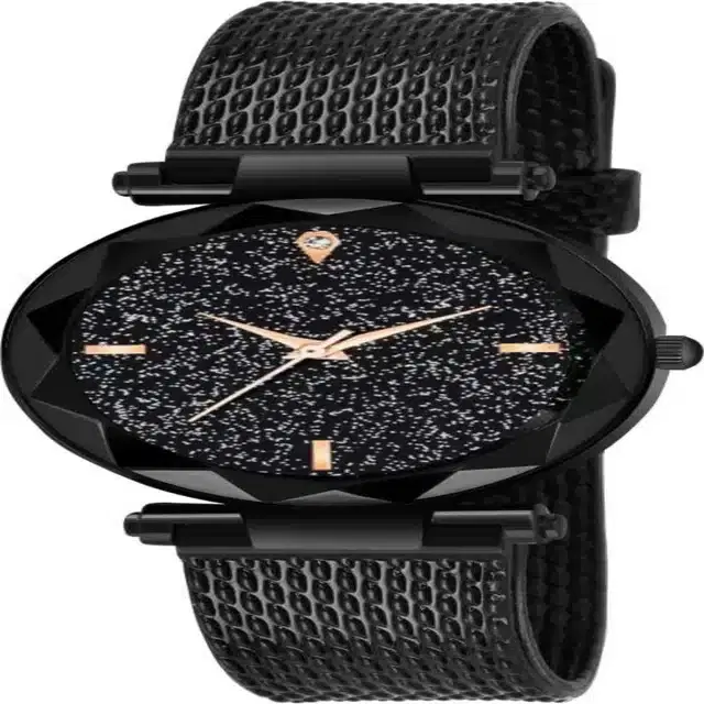 Women's Analog Watches, Pack of 1 (Black)