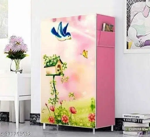 Metal 5 Layer Collapsible Multipurpose Rack, Pink