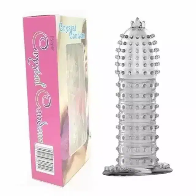 Reusable Crystal Condom, White