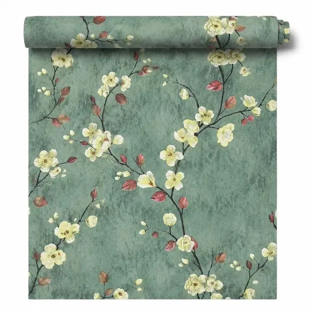 Pvc Vinyl Diy Self Adhesive Decorative Peel Stick Wallpaper For Living Room & Hall 45x304cm