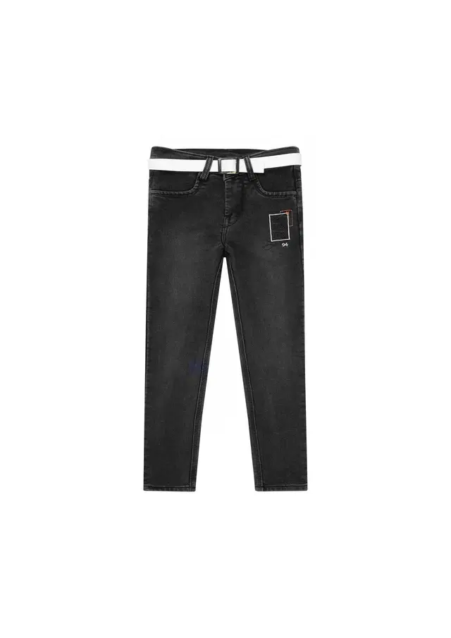 Slim fit Denim Jeans for Boys, Black (26)