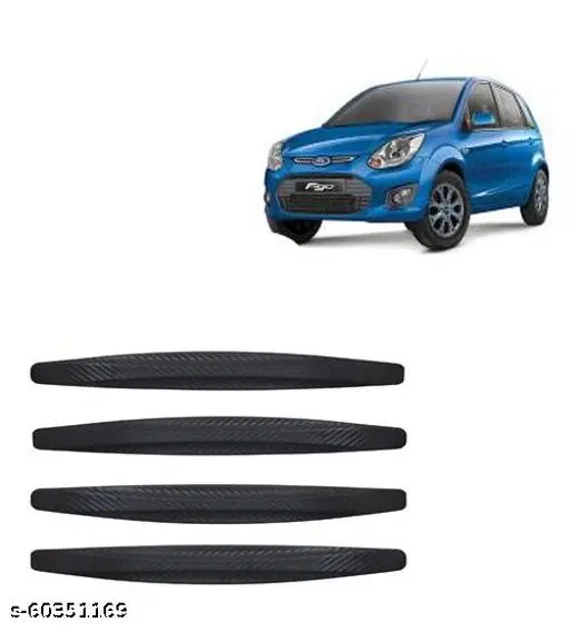 Rubber Car Bumper Protector, Multicolor, Pack of 4