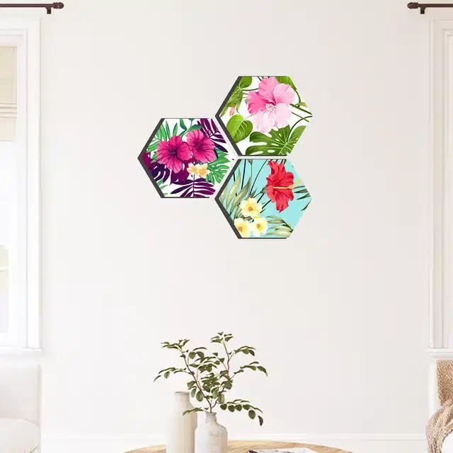 Wooden Wall Paintings, Set of 1, Multicolor, 24x20 Inches