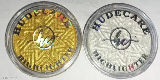 Face Highlighter, Multicolor, Pack of 2