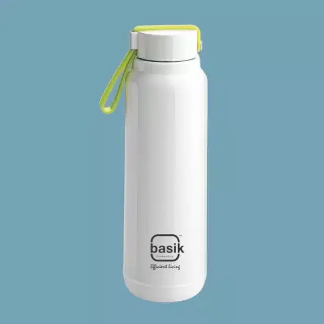 Stainless Steel Sublime Insulated Water Bottle, White, 650 ml