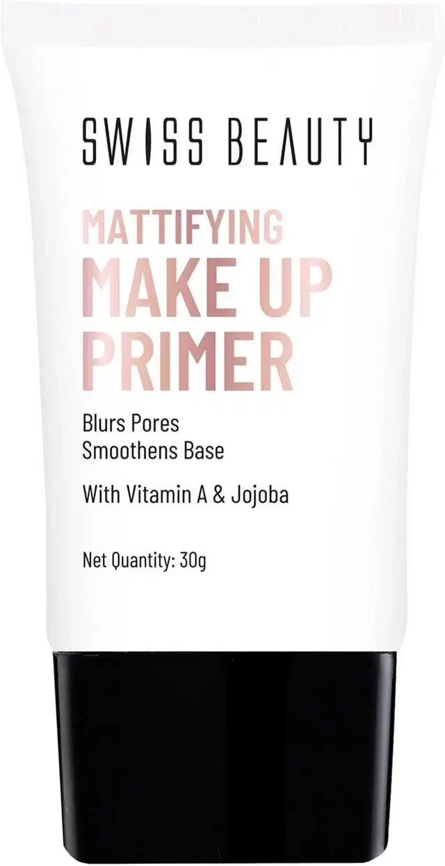 Swiss Beauty Makeup Primer Oil Free Mattifying Long Lasting Base, 30 ml