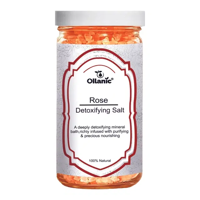 Oilanic Detoxifying Rose Bath Salt Crystal, 200 g