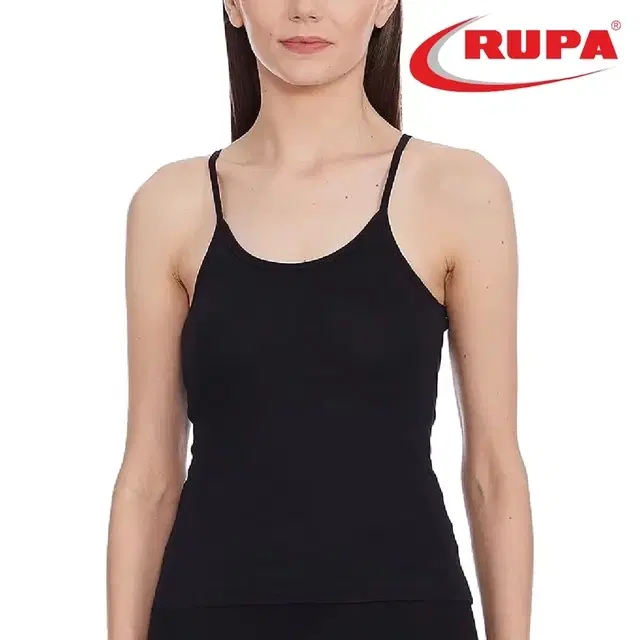 Rupa Jon Aish Camisole for Women & Girls Pack of 1, Black (80cm)