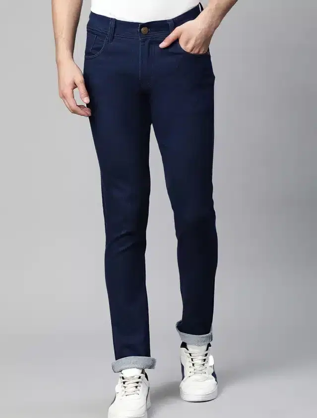 Denim Jeans for Men (Blue, 38)