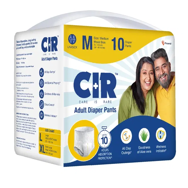 CIR Adult Diaper Pants 10 Pc (M)