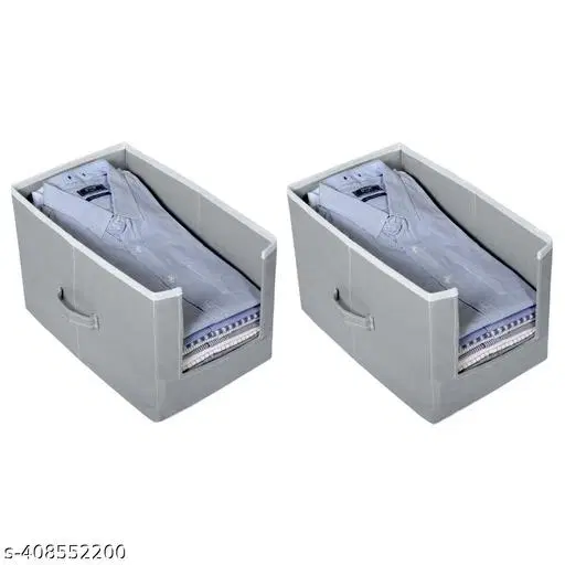 Canvas Clothes Cover,  (Red),  (Pack Of 2)