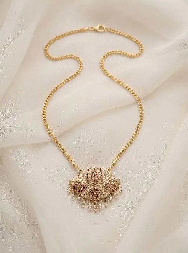 Gold Necklace Set for Women (Gold, Free Size)