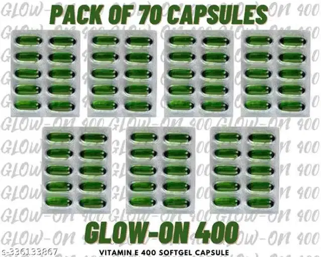 Vitamin E 400 Softgel Capsules, Pack of 70