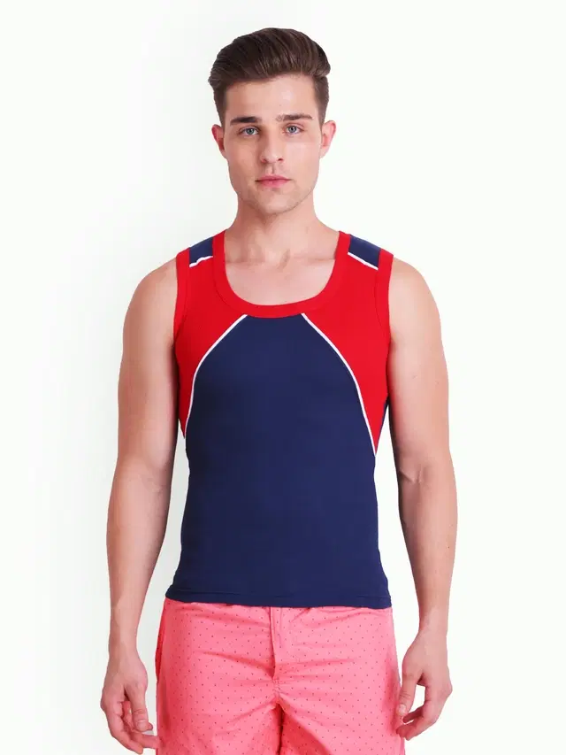 T.T. Titanic Designer Gym Vest for Men, Assorted (85cm)