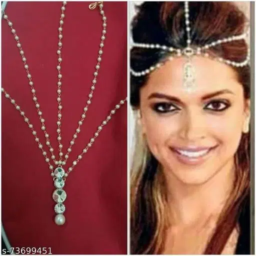 Alloy Mangtikka For Women, White