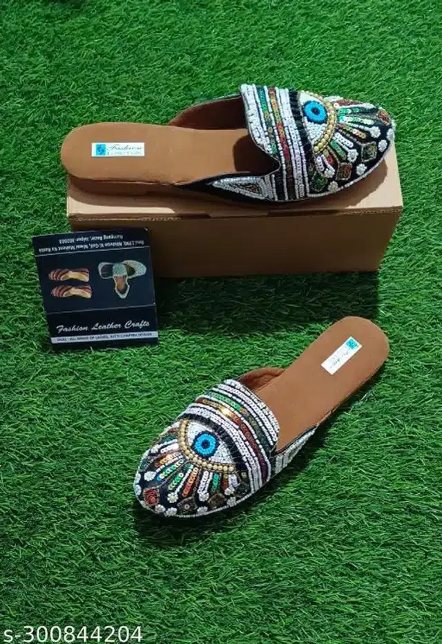 Mojaris for Women (Blue, 9)
