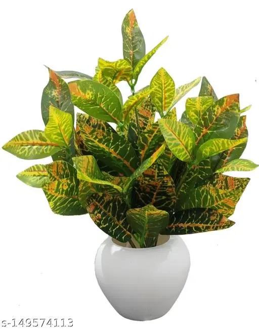 Plastic Artificial Flower With Pot,Multicolour