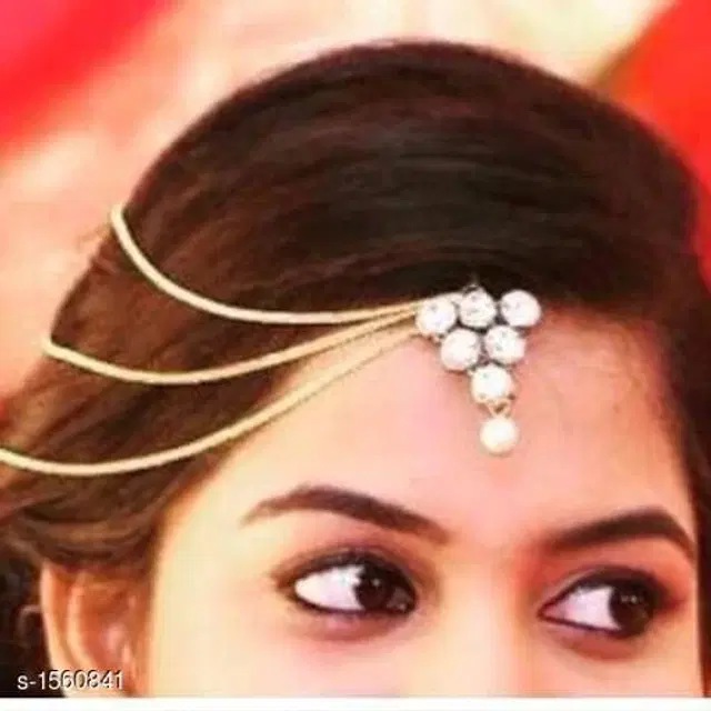 Alloy Maangtika for Women (Multicolor)