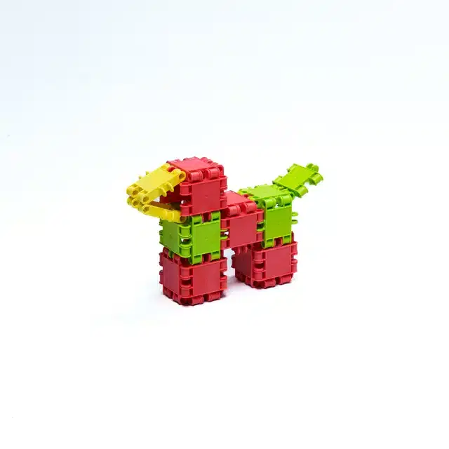 Plastic Educational Creative 50 Pcs Building Blocks Toy Set for Kids, Multicolor