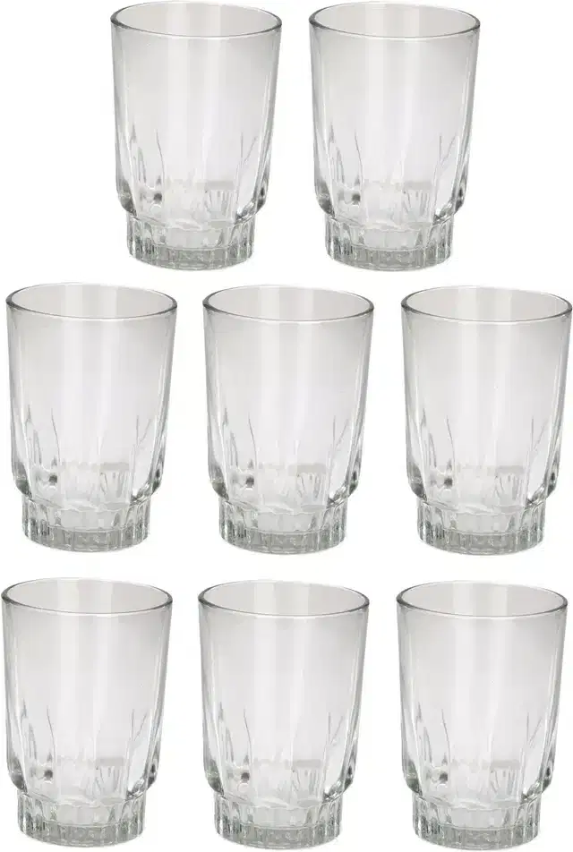 Liquor cum Cocktail Glasses, Transparent, 200 ml, Pack of 8