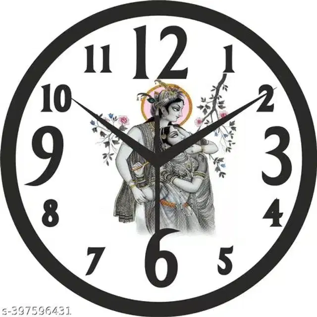 Analog Wall Clock for Home, Multicolor