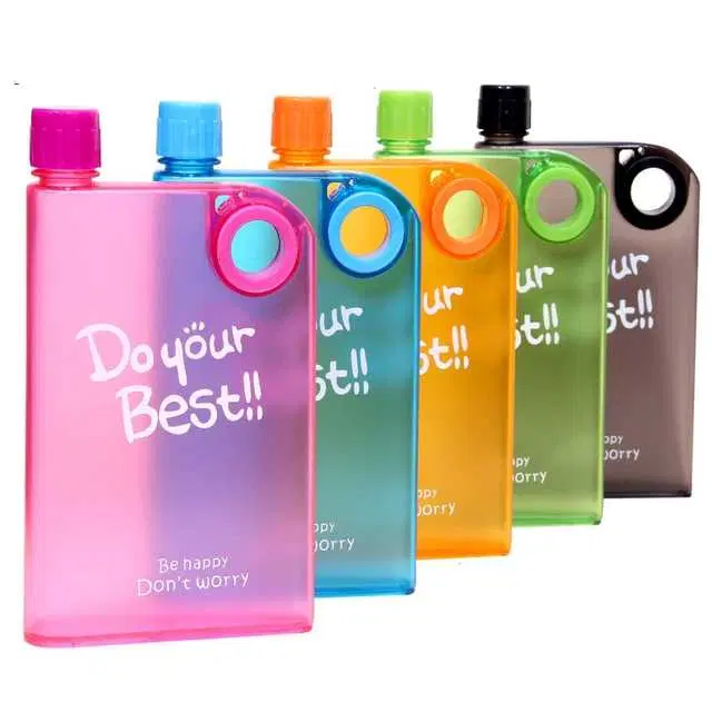 Ultra Slim Portable Notebook Water Bottle 380 ML, Assorted, MNE-34