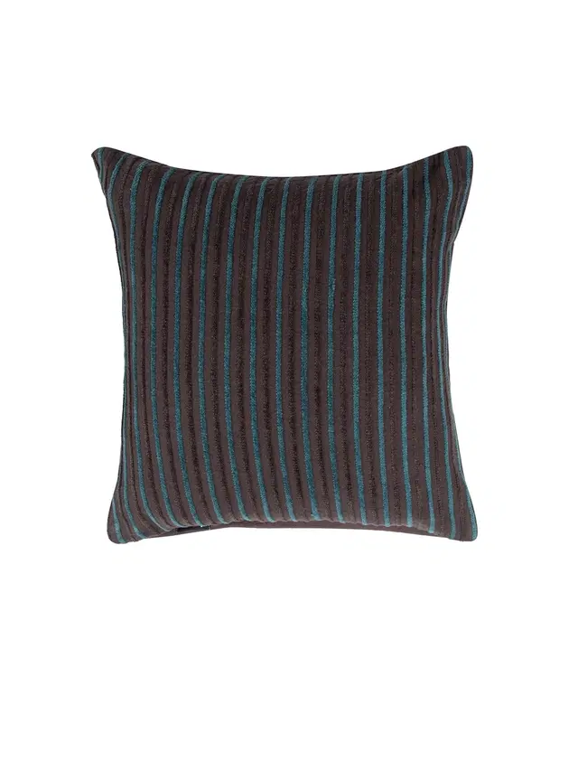 Cotton Cushion Cover, Black, 16x16 inches