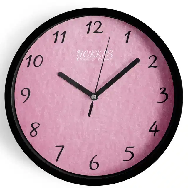 Plastic Printed Wall Clock, Multicolor, 7 Inches