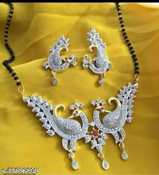 Gold Single Strand Mangalsutra for Women (Free Size)