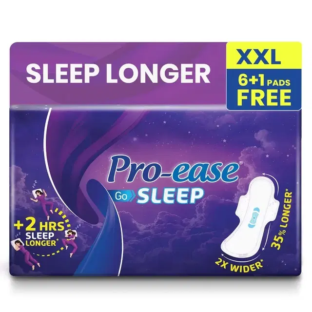 Proease Go Sleep Xxl Sanitary Pads ( 7 Xxl Night Pads )