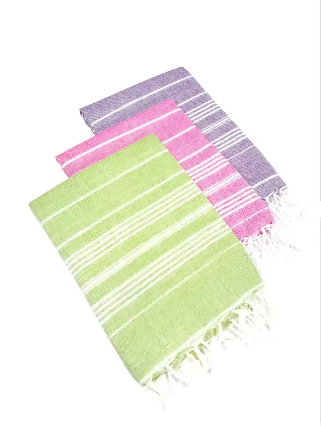 Beach & Bath Towel, Pack of 3, Multicolor, 80x170 cm