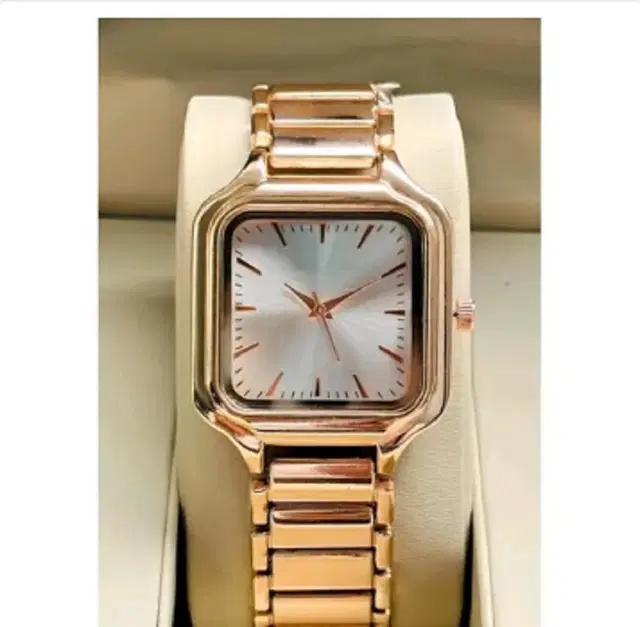 Analog Watch for Women (Rose Gold & Silver)
