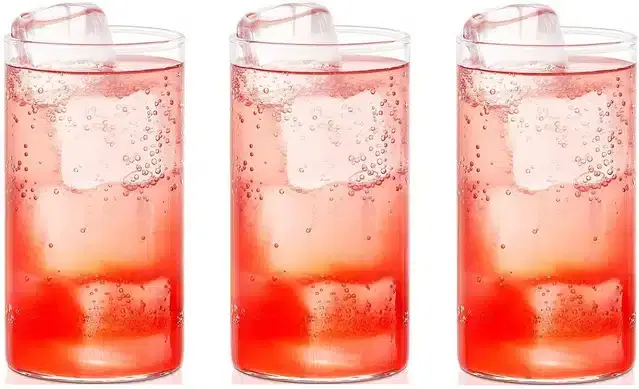 Liquor cum Cocktail Glasses, Transparent, 280 ml, Pack of 3