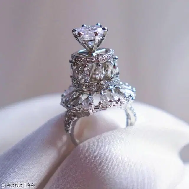 Alloy Ring for Women (Multicolor)