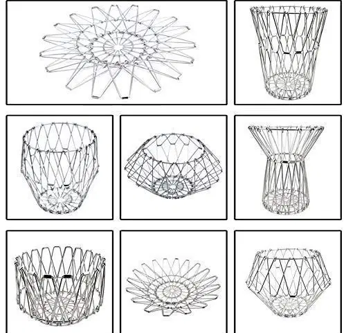 Stainless Steel Fruit Basket, Silver
