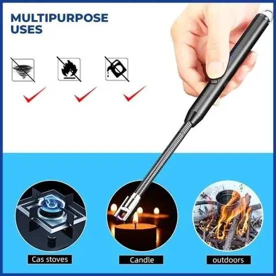 Type-C Rechargeable Electric Lighters for Kitchen,Multicolour