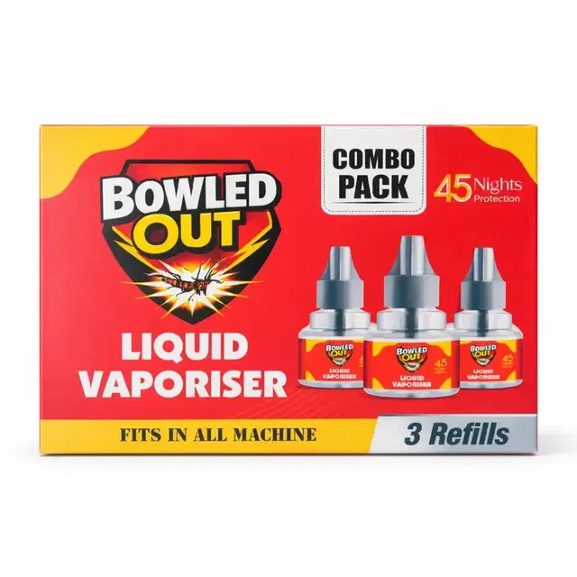 Bowled Out Active Liquid Vapourizer Refill 3X45 ml