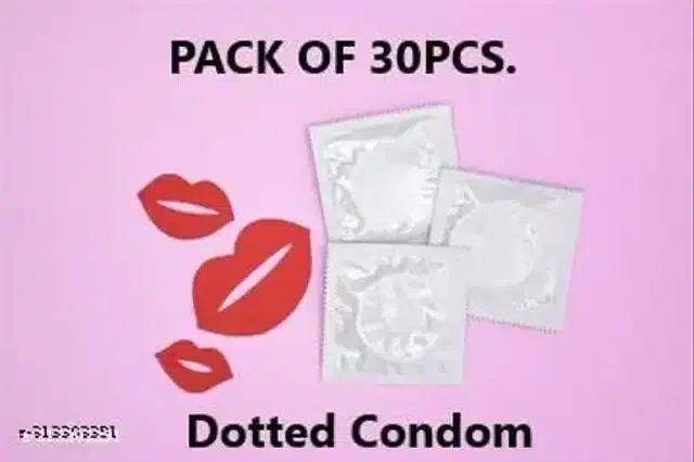 Xebok Fruits Flavoured Dotted Condoms, Pack of 30